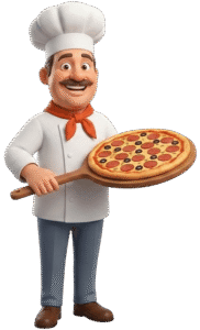 Takeaway chef character