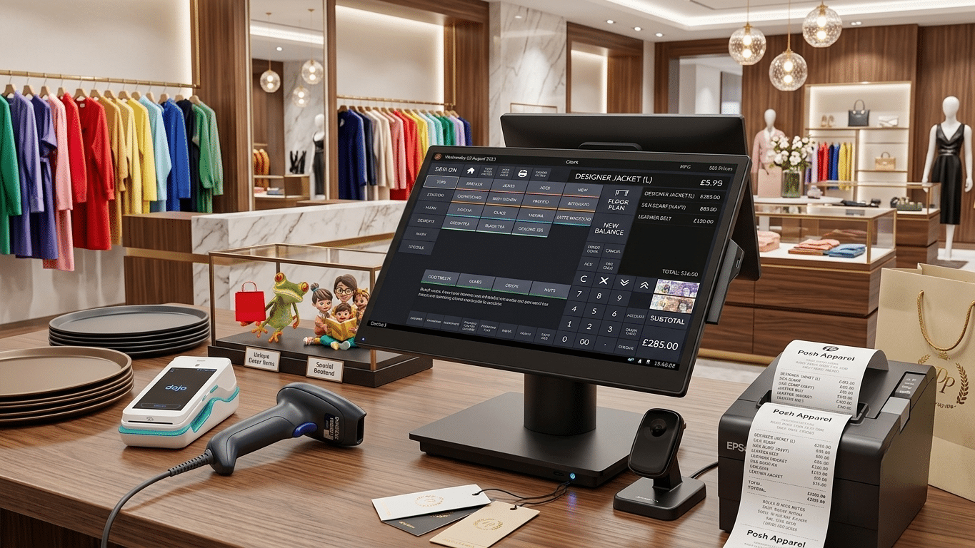 Retail EPoS till system — neXpos ICRTouch TouchPoint for shops, convenience stores and retail businesses across South Wales and Bristol