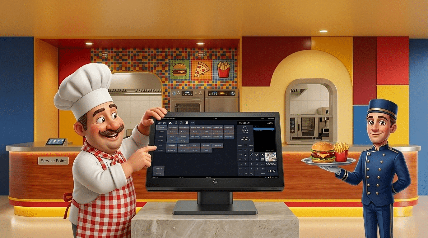 Takeaway EPoS — neXpos ICRTouch TouchPoint for takeaways and fast food across South Wales and Bristol